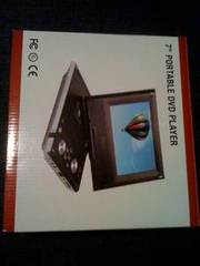 7`` Portable DVD Player New In Box
