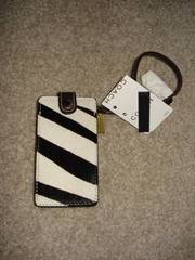 Brand NEW COACH Zebra Mini iPOD Case (Black/White) $30 OBO