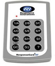 Response Card RF clicker by Responsive Innovations