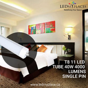 Switch To More Versatile T8 11 LED Tube 40W 4000 Lumens Single Pin 400