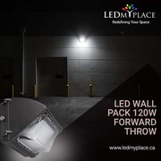 Use Forward- Throw 120w LED Wall Pack Lights For Quicker Installation 