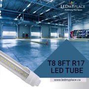 Use Rotatable R17D 8ft 48W LED tubes 