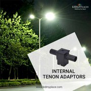 Use Internal Tenon Adaptors with LED Pole or Flood Lights