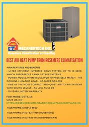 Best Air Heat Pump from Rosemere Climatisation 