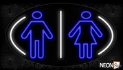 Restroom Logo Neon Sign